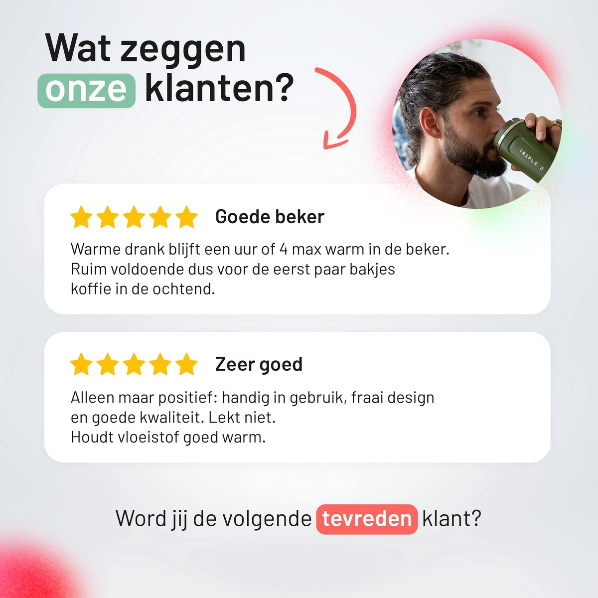 Triple J® Koffiebeker To Go - Thermosbeker - BPA & Lekvrij - 380ml - Roze 7 Triple J® Koffiebeker To Go - Thermosbeker - BPA & Lekvrij - 380ml - Roze - Afbeelding 7