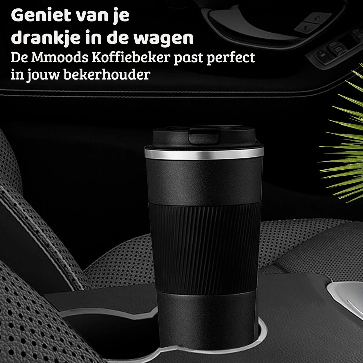Mmoods Thermosbeker Voor Koffie En Thee 380ml - Koffiebeker To Go - Reisbeker Voor Auto - Herbruikbare Drinkfes Voor Warme En Koude Dranken - Ecologische Thermoskan Zwart Geschenk 6 Mmoods Thermosbeker Voor Koffie En Thee 380ml - Koffiebeker To Go - Reisbeker Voor Auto - Herbruikbare Drinkfes Voor Warme En Koude Dranken - Ecologische Thermoskan Zwart Geschenk - Afbeelding 6