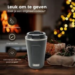 LaCardia Koffiebeker To Go Premium Zwart – Thermosbeker – Theebeker – 380ML – Herbruikbaar 14 LaCardia Koffiebeker To Go Premium Zwart – Thermosbeker – Theebeker – 380ML – Herbruikbaar -Keukenbenodigdheden Winkel 1200x1200 357