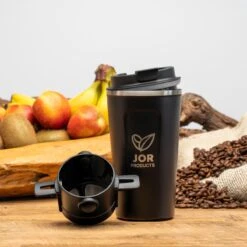 JOR Products® Thermobeker - Koffiezetapparaat - Koffiebonen - Thee - Koffiemachine - Thermoskan - Espressomachine - Reizen - Camping - Koffiefilterhouder -Keukenbenodigdheden Winkel 1200x1200 420