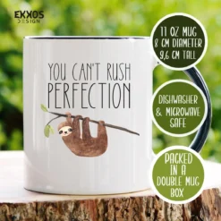 You Cant Rush - Luiaarden - Dieren - Cadeau Voor Vrouw - Koffiemok - Grappige Cadeaus - Cadeau Voor Man - Kado Vrouw - Valentijn Cadeautje Voor Haar - Mokken En Bekers - Verjaardag Cadeau - Koffiekopjes - Mok Met Tekst -Keukenbenodigdheden Winkel 1200x1200 473