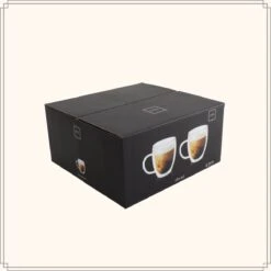 OTIX Dubbelwandige Koffieglazen - Koffiekopjes - 180 Ml - Set Van 4 - Transparant - Latte Macchiato Glazen -Keukenbenodigdheden Winkel 1200x1200 510