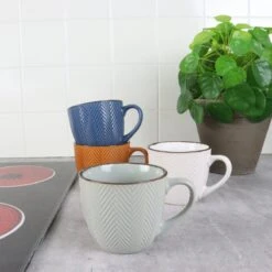 OTIX Koffiekopjes - Met Oor - Set Van 4 - Verschillende Kleuren - Aardewerk - 250 Ml 12 OTIX Koffiekopjes - Met Oor - Set Van 4 - Verschillende Kleuren - Aardewerk - 250 Ml -Keukenbenodigdheden Winkel 1200x1200 560