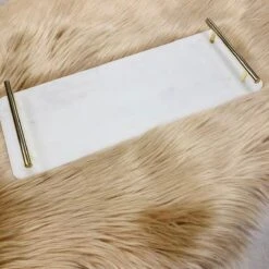 Cosy&Trendy Marmeren Dienblad Met Gouden Handvaten - 40 X 14 Cm -Keukenbenodigdheden Winkel 1200x1200 648