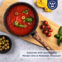 Westinghouse Steelpan Inductie - Ø 20 Cm - Zwart Marmer - Speciale Editie -Keukenbenodigdheden Winkel 1200x1200 694