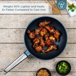 Westinghouse Performance Series - Wokpan Inductie - 28cm Luxe Wok Met Deksel - Blauw - Geschikt Voor Alle Warmtebronnen 15 Westinghouse Performance Series - Wokpan Inductie - 28cm Luxe Wok Met Deksel - Blauw - Geschikt Voor Alle Warmtebronnen -Keukenbenodigdheden Winkel 1200x1200 797