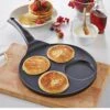 Cheffinger Crêpemaker Pancake - Ø 26 Cm - Geschikt Voor Inductie - Koudgreep - Zwart
