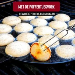 Rednas Poffertjespan Pakket - Incl. Luxe Giftbox - Incl.Bakkwast/Vork/Doseerfles - RVS/Gietijzer -Keukenbenodigdheden Winkel 1200x1200 824