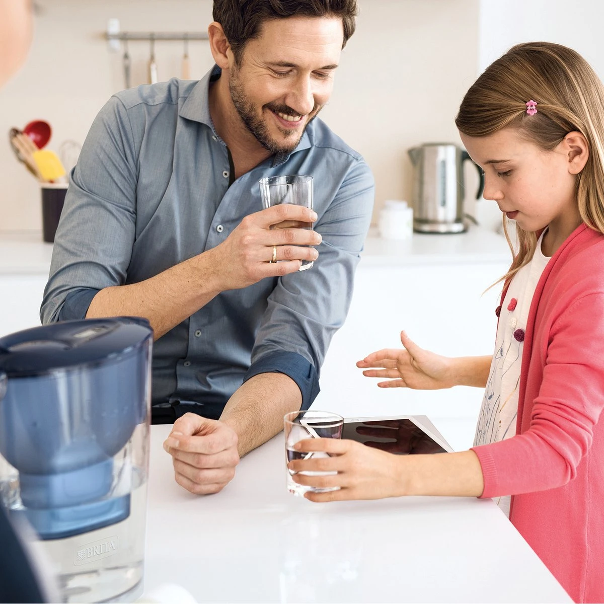 BRITA - Waterfilterkan Marella Cool - Blauw - 2,4L 5 BRITA - Waterfilterkan Marella Cool - Blauw - 2,4L - Afbeelding 5