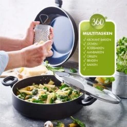 Greenpan Torino Keramische Hapjespan - 28 Cm - Met Glazen Deksel -Keukenbenodigdheden Winkel 1200x1200 964