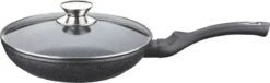 Cheffinger Koekenpan - Met Deksel - Marmeren Coating - 26 Cm - Zwart -Keukenbenodigdheden Winkel 1200x369