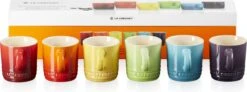 Le Creuset Espresso Kopjes Rainbow 100 Ml - 6 Stuks -Keukenbenodigdheden Winkel 1200x449