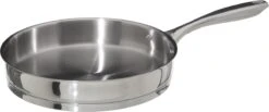 4goodz Dubbelwandige RVS Hapjespan Met Deksel 28 Cm - Zilver -Keukenbenodigdheden Winkel 1200x501