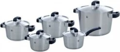 BK Conical Cool Glas Pannenset - 5-delig - Glazen Deksels - Geschikt Voor Alle Warmtebronnen -Keukenbenodigdheden Winkel 1200x518