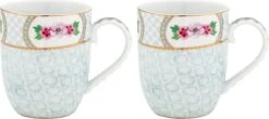 Pip Studio Blushing Birds White - Set Van 2 Mokken 145 Ml - Porselein -Keukenbenodigdheden Winkel 1200x535