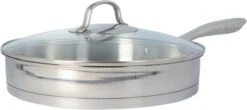 4goodz Dubbelwandige RVS Hapjespan Met Deksel 28 Cm - Zilver -Keukenbenodigdheden Winkel 1200x536 2