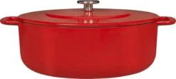 Combekk Sous Chef Gietijzeren Braadpan - 28cm - Rood -Keukenbenodigdheden Winkel 1200x544 1