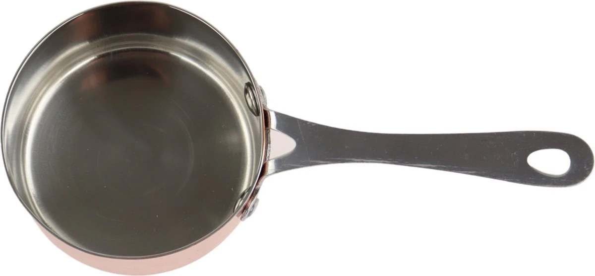 Orange85 Sauspan - Koper - 5x8,5cm - Staal 2 Orange85 Sauspan - Koper - 5x8,5cm - Staal - Afbeelding 2