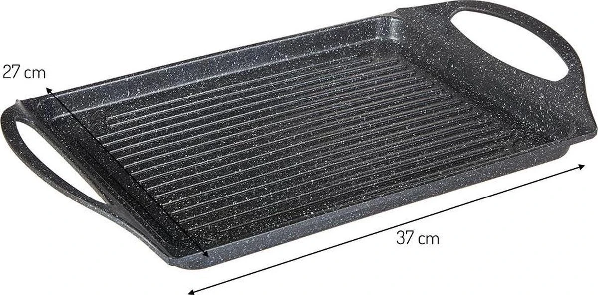 Merkloos Eazy Living Grillplaat Inductie Anthony 27 Cm X 37 Cm 2 Merkloos Eazy Living Grillplaat Inductie Anthony 27 Cm X 37 Cm - Afbeelding 2
