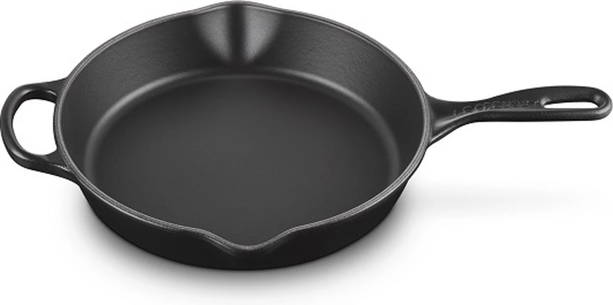 Le Creuset Hoge Ronde Skillet Mat Zwart 26cm 2 Le Creuset Hoge Ronde Skillet Mat Zwart 26cm - Afbeelding 2