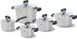 BK Conical Cool Glas Pannenset - 5-delig - Glazen Deksels - Geschikt Voor Alle Warmtebronnen -Keukenbenodigdheden Winkel 1200x620 3