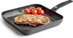GreenPan Cambridge Grillpan 28cm - Zwart - Inductie - PFAS-vrij -Keukenbenodigdheden Winkel 1200x634 1