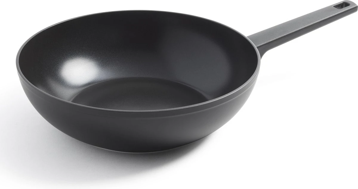 Gero Erik Wok Ø 28 Cm - Aluminium - Inductie - PFAS-vrij 1 Gero Erik Wok Ø 28 Cm - Aluminium - Inductie - PFAS-vrij