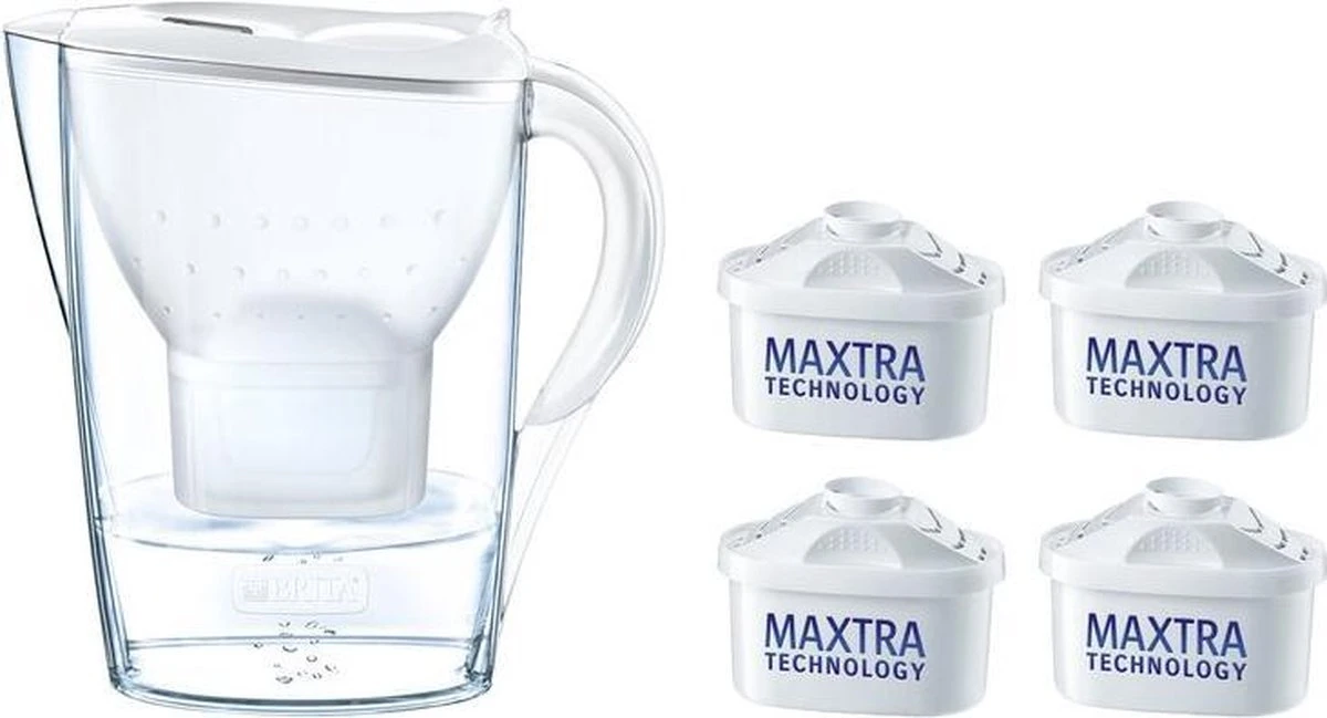 BRITA Waterfilterbundel Marella Cool White + 4 MAXTRA+ Filterpatronen 6 BRITA Waterfilterbundel Marella Cool White + 4 MAXTRA+ Filterpatronen - Afbeelding 6
