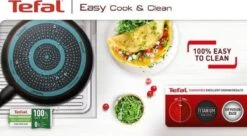 Tefal Sauteerpan Cook & Clean 26 Cm Aluminium Zwart -Keukenbenodigdheden Winkel 1200x660