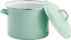 Lite-Body Soeppan / Stamppotpan Met Deksel - Ø 22 Cm/ 6ltr - Emaille - Mintgroen -Keukenbenodigdheden Winkel 1200x684 1