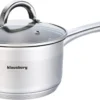 Klausberg 7132 - Steelpan Met Deksel - Sauspan - 14 Cm - 1 Liter