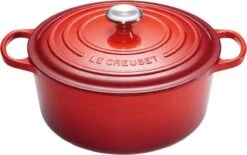 Le Creuset Signature Braadpan - 4,2 L - 24 Cm - Kersenrood 23 Le Creuset Signature Braadpan - 4,2 L - 24 Cm - Kersenrood -Keukenbenodigdheden Winkel 1200x753 7