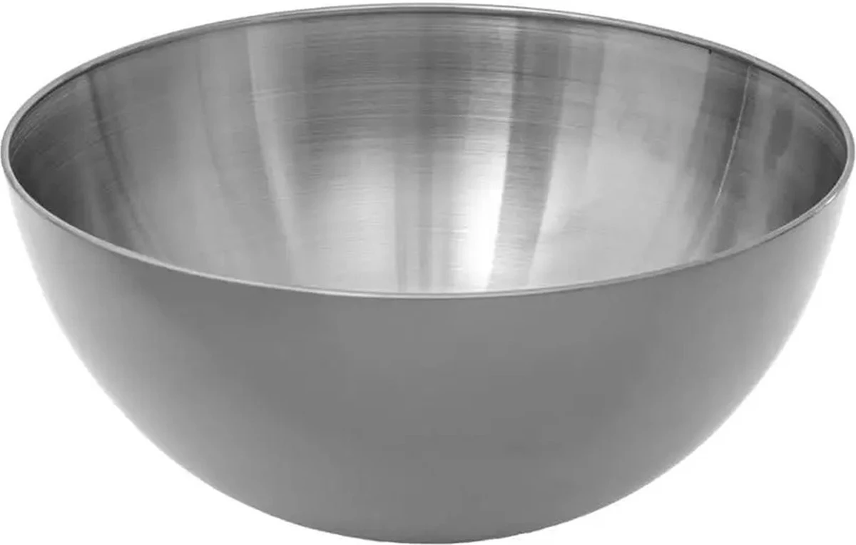 Secret De Gourmet - Slakommetjes/schaaltjes - Rvs Metaal - D19 Cm 1 Secret De Gourmet - Slakommetjes/schaaltjes - Rvs Metaal - D19 Cm