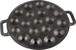 YUGN BLACK Poffertjespan Poffertjesmaker 6 Delige Set - 19 Poffertjes Incl Doseerfles Kwast Poffertjesvork Siliconen Ovenwanten - Platte Onderkant Poffertjespan Inductie Poffertjespan Elektrisch - Cadeau Tip -Keukenbenodigdheden Winkel 1200x785 1