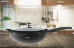 Chefflinger Wokpan - Antiaanbak - 32cm 13 Chefflinger Wokpan - Antiaanbak - 32cm -Keukenbenodigdheden Winkel 1200x787