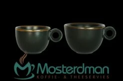 Cappuccinokopje - 200ml - Mosterdman - 6 Kopjes Mat Zwart Gloomy 5 Cappuccinokopje - 200ml - Mosterdman - 6 Kopjes Mat Zwart Gloomy -Keukenbenodigdheden Winkel 1200x796 3