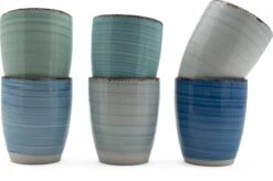 Koffiekopjes - Set Van 6 - 160ML - Allen Unieke Kleur - Koffiemok - Espresso Mok - Ocean Blue -Keukenbenodigdheden Winkel 1200x797