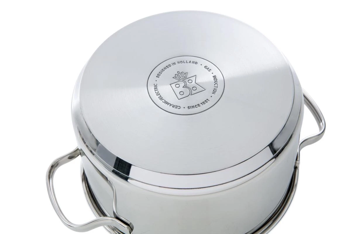 BK Essentials Pannenset - 4-delig - RVS – Geschikt Voor Alle Warmtebronnen 5 BK Essentials Pannenset - 4-delig - RVS – Geschikt Voor Alle Warmtebronnen - Afbeelding 5