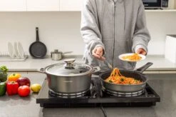 Swiss Pro+ | Set 14 Delige Pannenset | Inductie - Pannensets - Glazen Deksel - Met Afneembare Handgreep - Marmeren Interieur -PFAS-vrij | Grey / Silver -Keukenbenodigdheden Winkel 1200x799 47