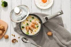 Swiss Pro+ | Set 14 Delige Pannenset | Inductie - Pannensets - Glazen Deksel - Met Afneembare Handgreep - Marmeren Interieur -PFAS-vrij | Grey / Silver -Keukenbenodigdheden Winkel 1200x799 48