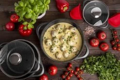 Smile 10-Delige Pannenset - Anti Aanbaklaag - Vaatwasser Bestendig - Zwart - MGK-17 -Keukenbenodigdheden Winkel 1200x800 107