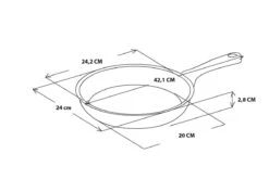 GreenPan Essentials Pannenkoekenpan 24cm - Zwart - Inductie - PFAS-vrij -Keukenbenodigdheden Winkel 1200x800 130