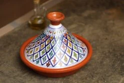 CRAFLAIR ~ Tajine ~ Ø 30 Cm ~ Geschikt Voor Inductie - Adapter ~ Handgemaakt ~ Geglazuurd Keramiek -Keukenbenodigdheden Winkel 1200x800 157