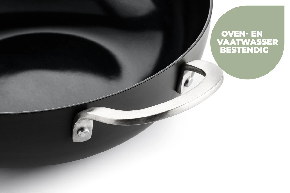 ISENVI Murray Keramische Kookpan 20 CM - RVS Greep 7 ISENVI Murray Keramische Kookpan 20 CM - RVS Greep - Afbeelding 7