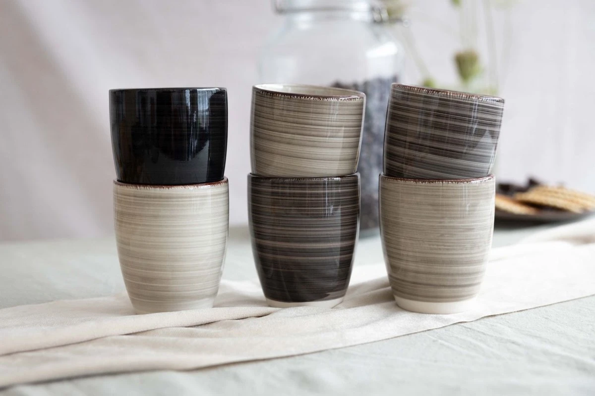 Studio Tavola Bekers Vintage Loft 350 Ml - 6 Stuks 3 Studio Tavola Bekers Vintage Loft 350 Ml - 6 Stuks - Afbeelding 3