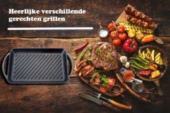 Kicinn Grillplaat - Gietijzer - Geëmailleerd - Incl. Accessoires - Ø 33 X 21.8 Cm (LxB) -Keukenbenodigdheden Winkel 1200x801 13