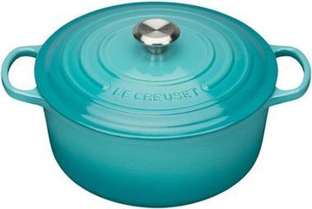 Le Creuset Braadpan Signature Caribbean Blue - ø 20 Cm / 2.4 Liter 5 Le Creuset Braadpan Signature Caribbean Blue - ø 20 Cm / 2.4 Liter - Afbeelding 5