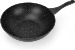 Swiss Pro+ Wokpan - Met Glazen Deksel - 28cm - Zwart 8 Swiss Pro+ Wokpan - Met Glazen Deksel - 28cm - Zwart -Keukenbenodigdheden Winkel 1200x805 4