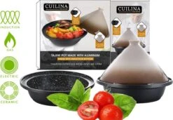 CUILINA Tajine Ø 30 Cm Geschikt Voor Alle Kookplaten, Inclusief Inductie. -Keukenbenodigdheden Winkel 1200x831 2