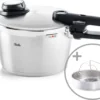Fissler Vitavit Premium 2022 - Snelkookpan - 6 Liter - Met Stoominzet